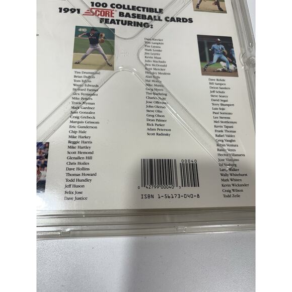 Lot Of 2 1991 Score Baseball Rising Stars Value Pack 100 Cards Sealed MLB Rare - Picture 8 of 10